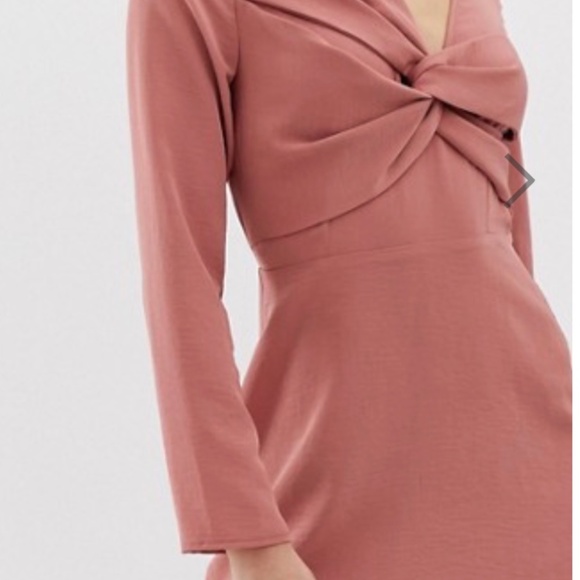 Missguided pink long sleeve dress xs (nwt) - Picture 3 of 6